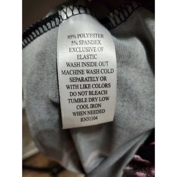 Madison Women's Multicolor Polyester Scoop Neck Long Sleeve Casual Shirt Size L - Picture 9 of 10